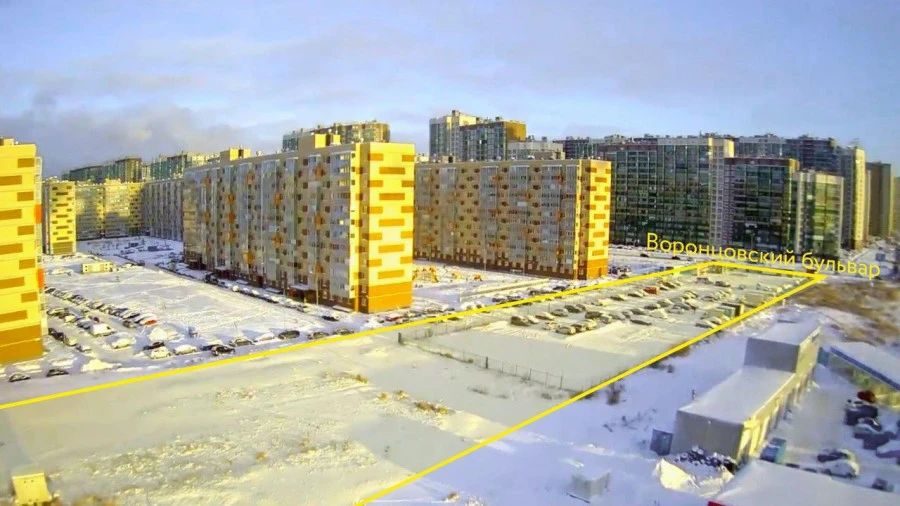На продажу выставлен участок под многоэтажную жилую застройку на границе Санкт-Петербурга